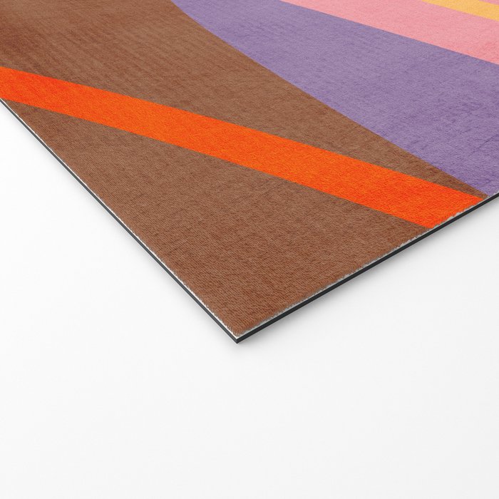Colorful Shapes Lines Modern Bold Artwork Welcome Mat Gallery Image 2