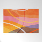 Colorful Shapes Lines Modern Bold Artwork Welcome Mat Gallery Image 1