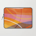 Colorful Shapes Lines Modern Bold Artwork Laptop Sleeve Gallery Image 1