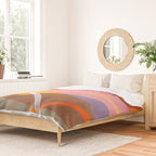 Colorful Shapes Lines Modern Bold Artwork Duvet Cover Gallery Image 2