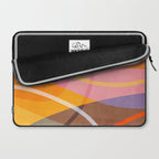 Colorful Shapes Lines Modern Bold Artwork Laptop Sleeve Gallery Image 2
