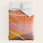 Colorful Shapes Lines Modern Bold Artwork Comforter Gallery Image 6