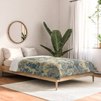 Sepia Blue Toile de Jouy Comforter Gallery Image 2