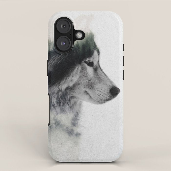 Wolf Stare iPhone Case Gallery Image 1
