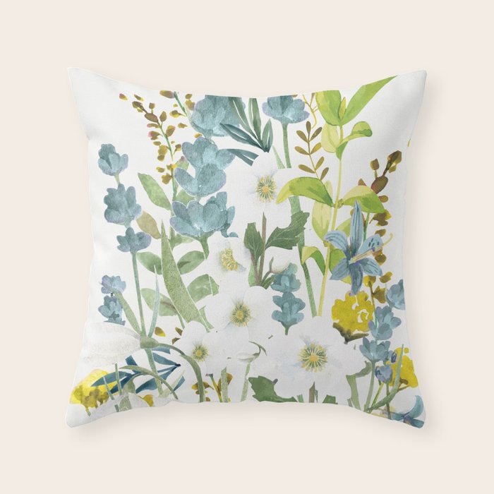 Wildflowers VI Throw Pillow Gallery Image 6
