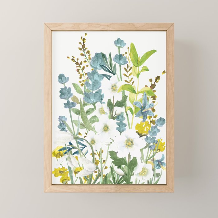 Wildflowers VI Mini Art Print Gallery Image 1