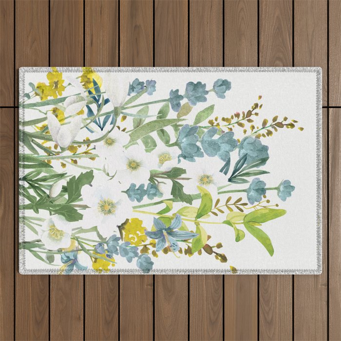 Wildflowers VI Outdoor Rug Gallery Image 1