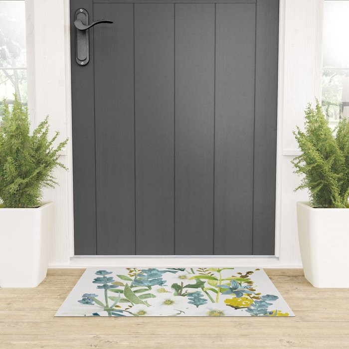 Wildflowers VI Welcome Mat Gallery Image 3