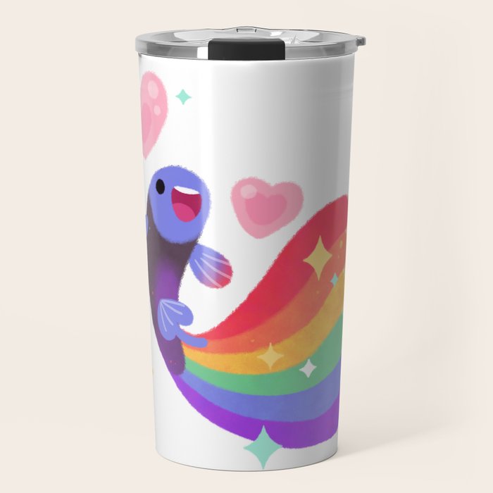 Rainbow Guppy 6 Travel Mug