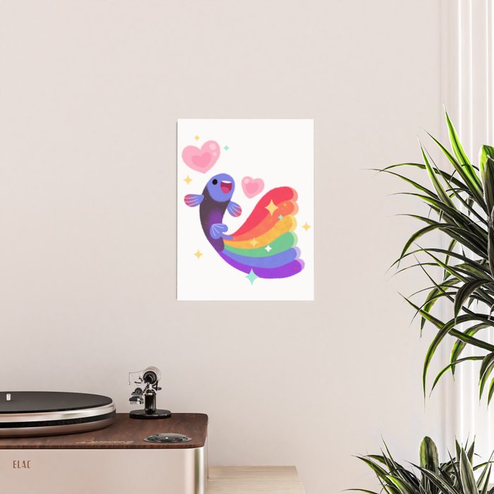 Rainbow guppy 6 Poster Gallery Image 2