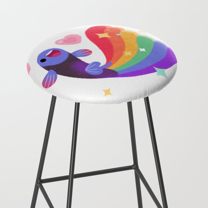 Rainbow guppy 6 Stool Gallery Image 2