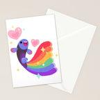Rainbow guppy 6 Stationery Card Gallery Image 2