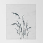 Wild grasses Throw Blanket Gallery Image 2