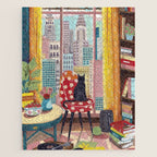 Cat in Window New York city Jigsaw Puzzle Gallery Image 1