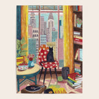 Cat in Window New York city Poster Gallery Image 4