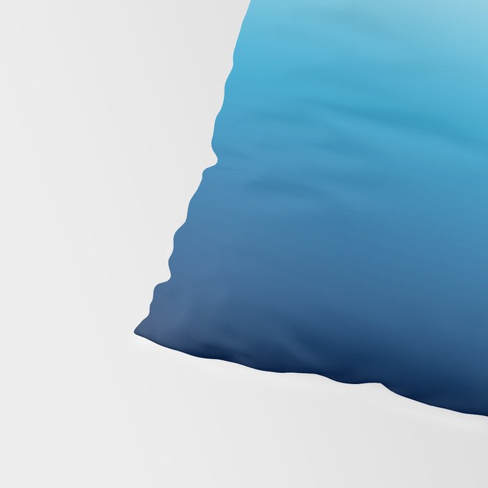 Sky and Ocean Blue Ombre Pillow Sham Gallery Image 4