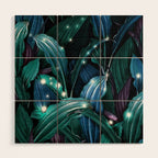 Tropical Magic Forest Wood Wall Art Gallery Image 1