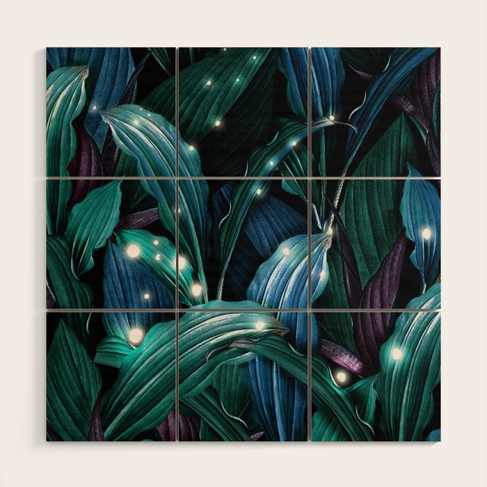 Tropical Magic Forest Wood Wall Art Gallery Image 1