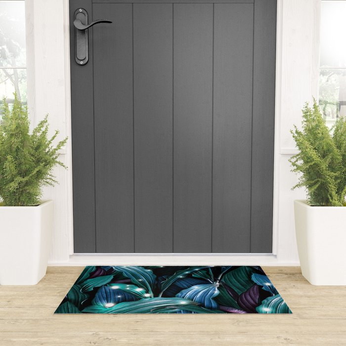 Tropical Magic Forest Welcome Mat Gallery Image 3