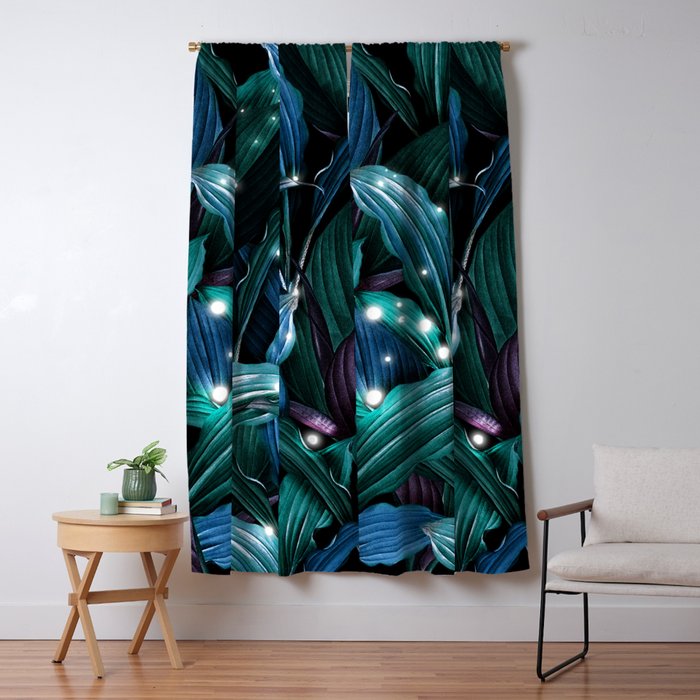 Tropical Magic Forest Window Curtain Gallery Image 5