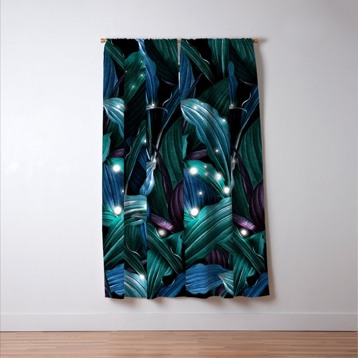 Tropical Magic Forest Window Curtain Gallery Image 3