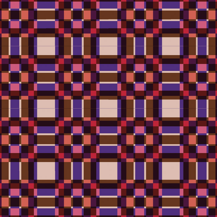 Optical Checkered Grid Pattern  Retro Illusion Design in Red Pink and Black Coffee Mug Gallery Image 2