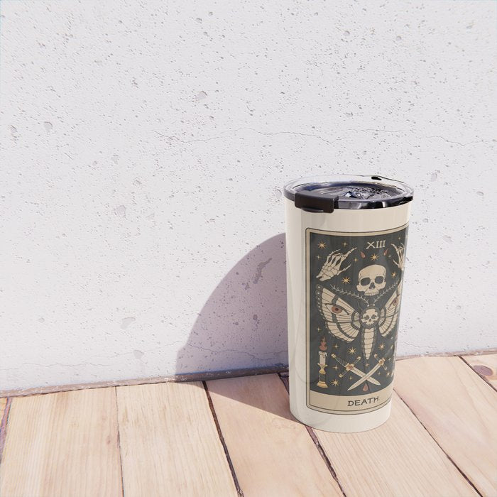 Death - Moth Tarot Travel Mug Gallery Image 4
