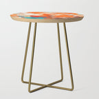 Pleasure, Abstract Painting Summer, Positivity Modern Bohemian Pop of Color Bright Good Vibes Side Table Gallery Image 1