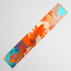 Pleasure, Abstract Painting Summer, Positivity Modern Bohemian Pop of Color Bright Good Vibes Table Runner Gallery Image 3