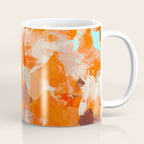 Pleasure, Abstract Painting Summer, Positivity Modern Bohemian Pop of Color Bright Good Vibes Coffee Mug Gallery Image 1