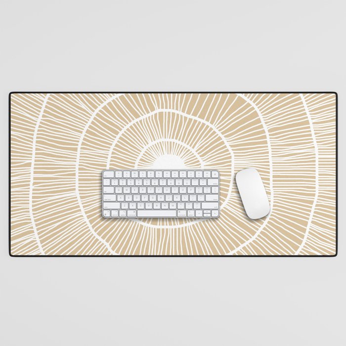 Dreamcatcher - tan Desk Mat Gallery Image 1