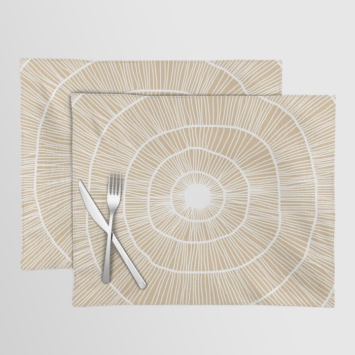 Dreamcatcher - tan Placemat Gallery Image 1