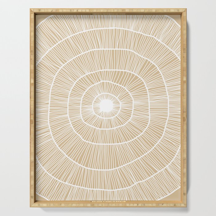 Dreamcatcher - tan Serving Tray Gallery Image 1