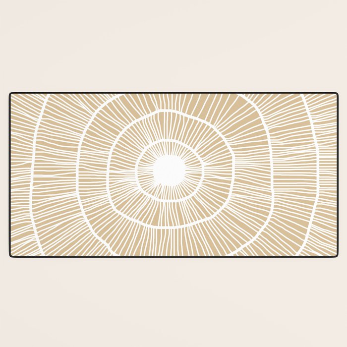 Dreamcatcher - tan Desk Mat Gallery Image 3