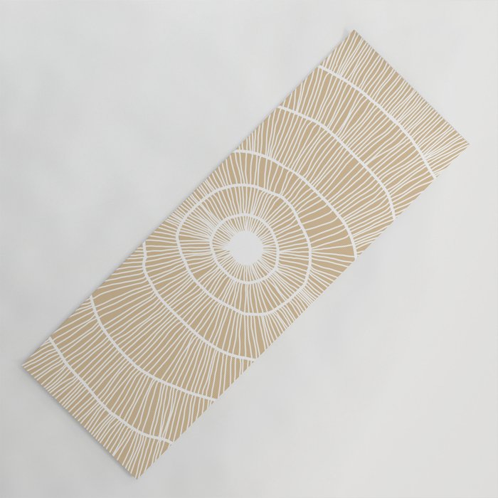 Dreamcatcher - tan Yoga Mat Gallery Image 1