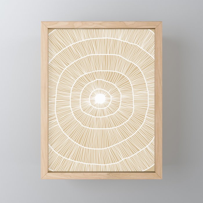 Dreamcatcher - tan Mini Art Print Gallery Image 1