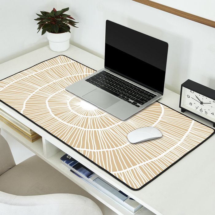 Dreamcatcher - tan Desk Mat Gallery Image 2