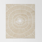 Dreamcatcher - tan Throw Blanket Gallery Image 2