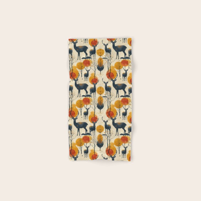 Retro Wildlife Bath Towel Gallery Image 1