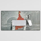 My zebra and I Desk Mat Gallery Image 1