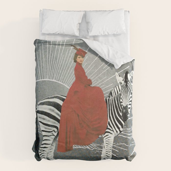 My zebra and I Duvet Cover Gallery Image 6