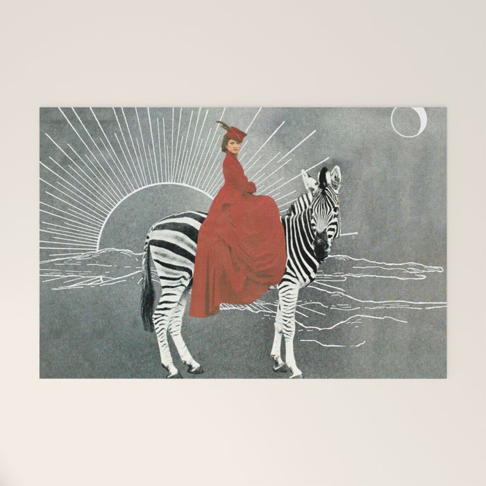 My zebra and I Welcome Mat Gallery Image 1