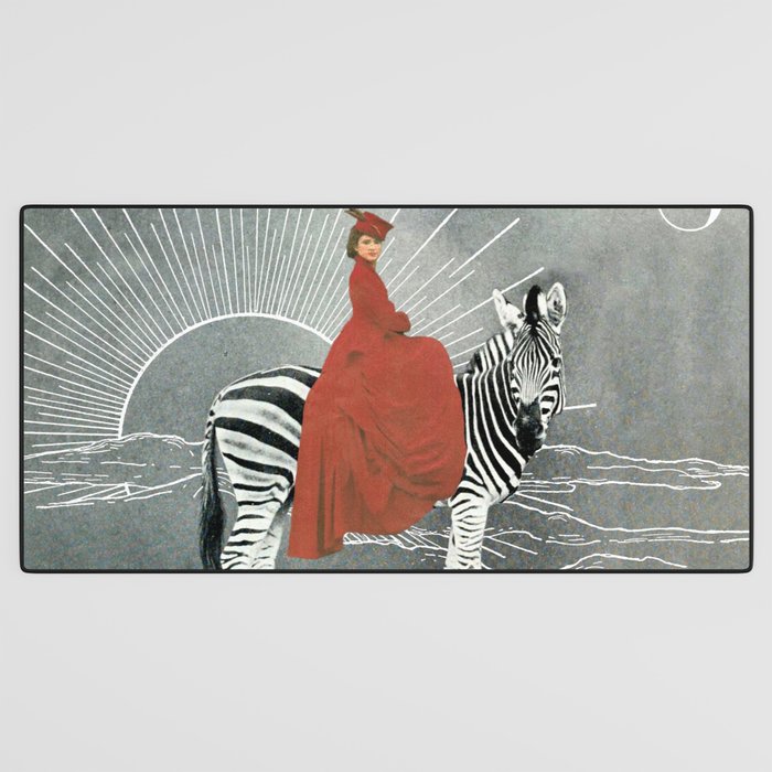 My zebra and I Desk Mat Gallery Image 3