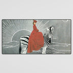 My zebra and I Desk Mat Gallery Image 3