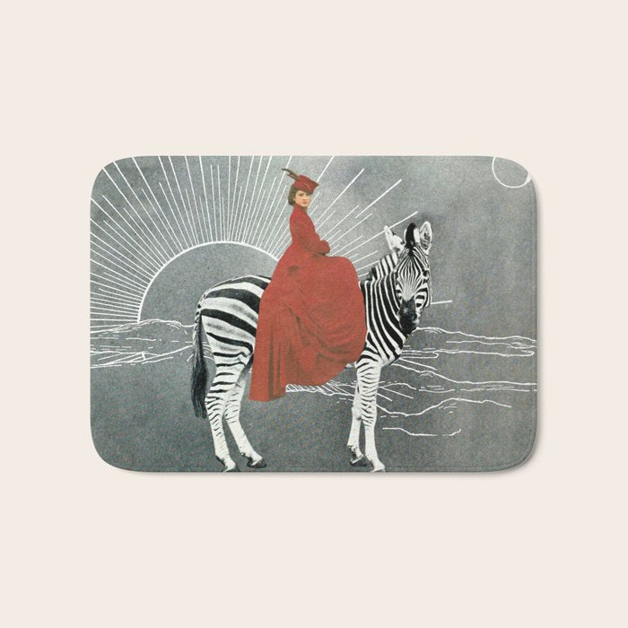 My zebra and I Bath Mat Gallery Image 1