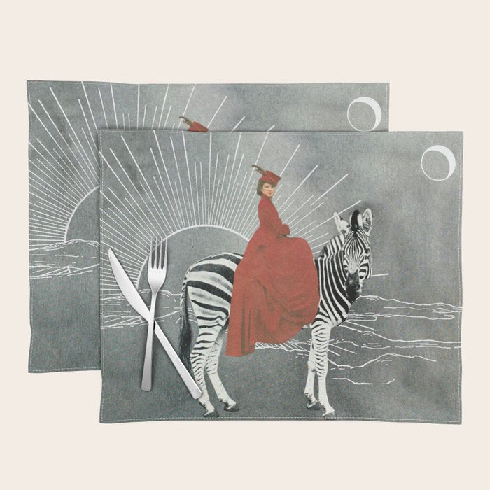My zebra and I Placemat Gallery Image 1