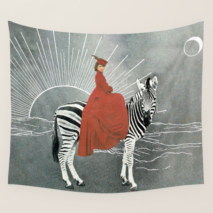 My zebra and I Wall Tapestry Gallery Image 4