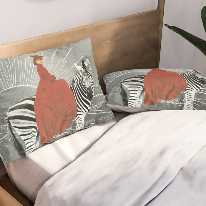 My zebra and I Pillow Sham Gallery Image 2