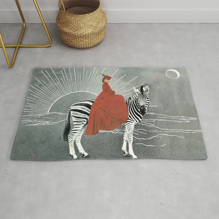 My zebra and I Rug Gallery Image 1