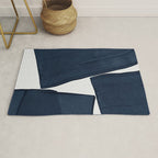 Minimalist Painting Blue III, Mid Century Modern Rug Gallery Image 1